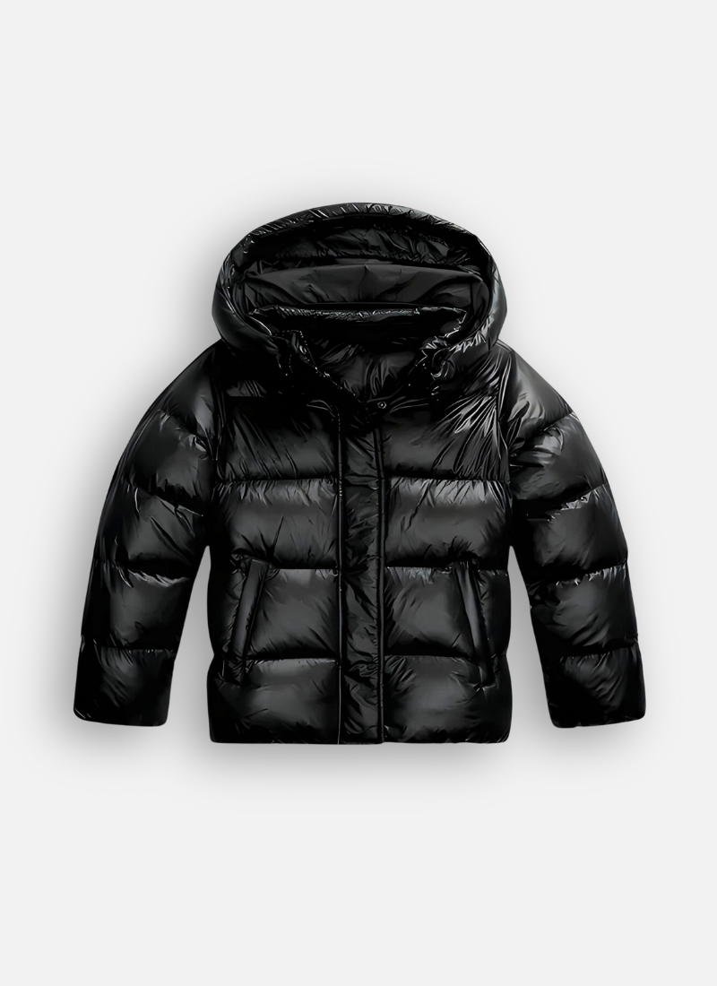 Lunique | Slim-fit pufferjas voor dames met capuchon – Lichtgewicht geïsoleerde winterjas, chic en casual
