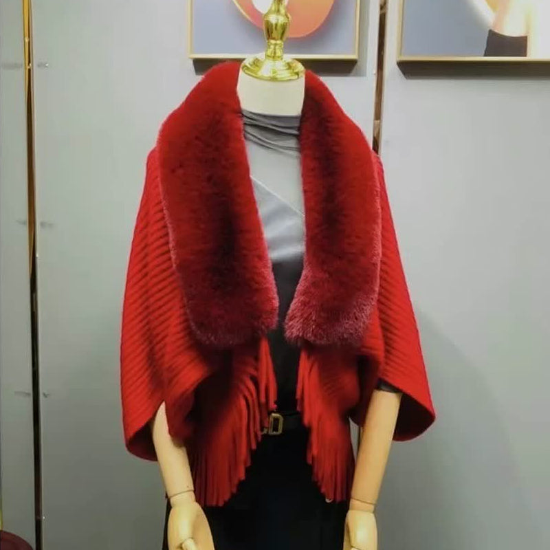 Calyra | Warme winternekwarmer voor dames, gezellig gebreid modeaccessoire voor koud weer
