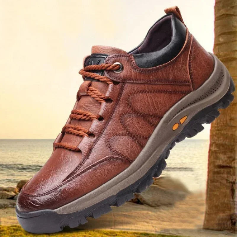 Griploft | Chaussures en cuir pour hommes - Cousues main, semelles intérieures, chaussures décontractées