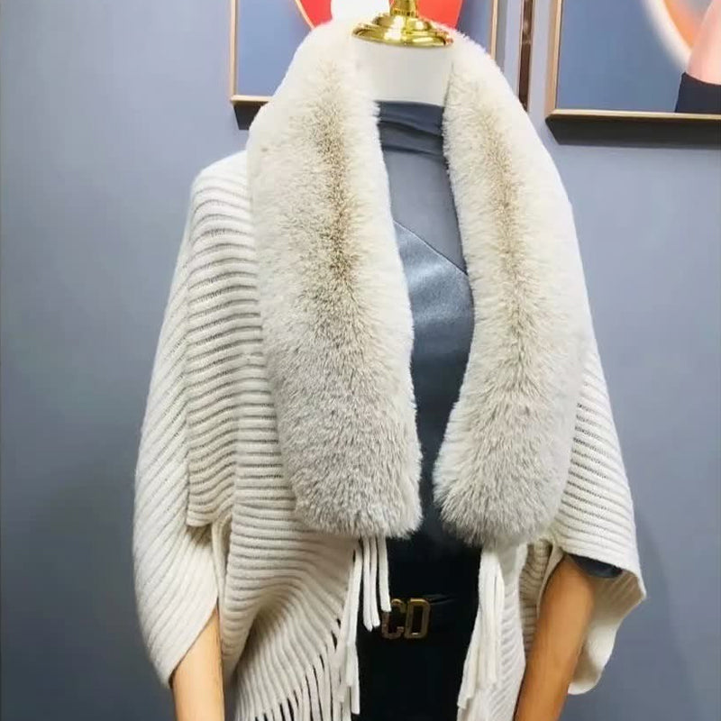 Calyra | Warme winternekwarmer voor dames, gezellig gebreid modeaccessoire voor koud weer