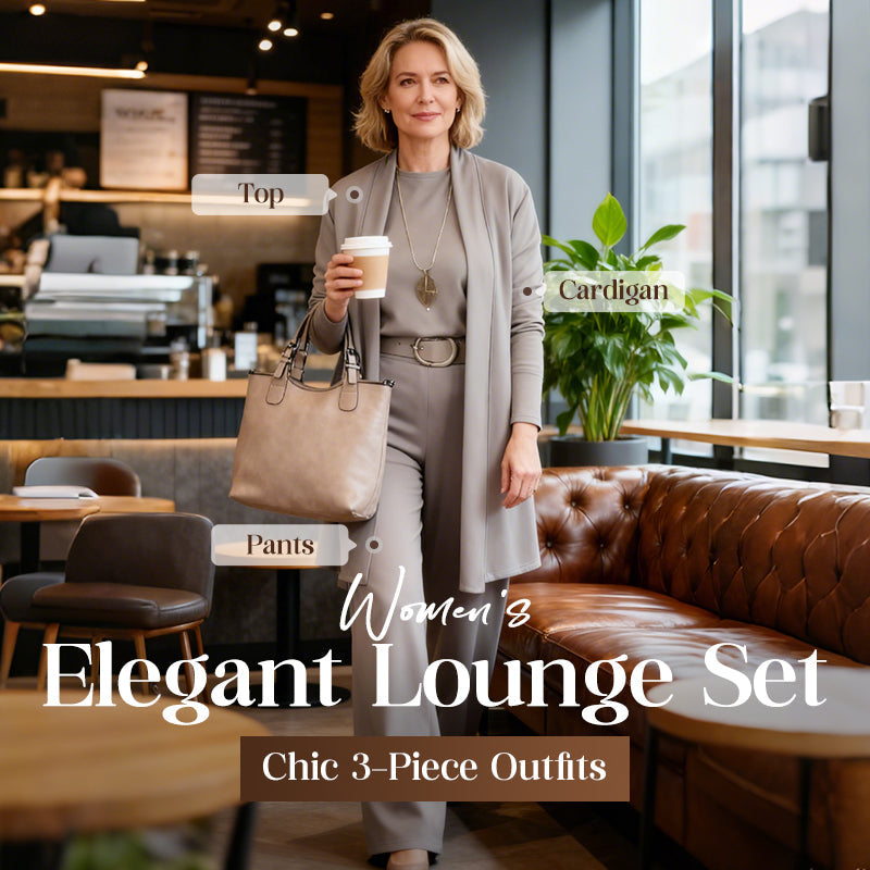 Darenna | Elegante 3-delige set voor dames – lang vest, top en broek voor casual en zakelijke gelegenheden