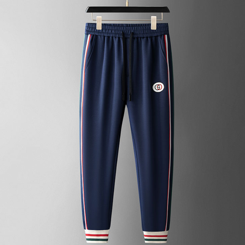 Benedetto | Premium trainingspak voor heren – Getailleerde pasvorm, casual & loungewear, marineblauw/beige