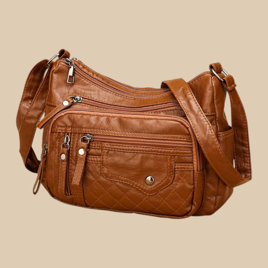 Vaessa | Leren crossbodytas voor dames – elegante designer schoudertas