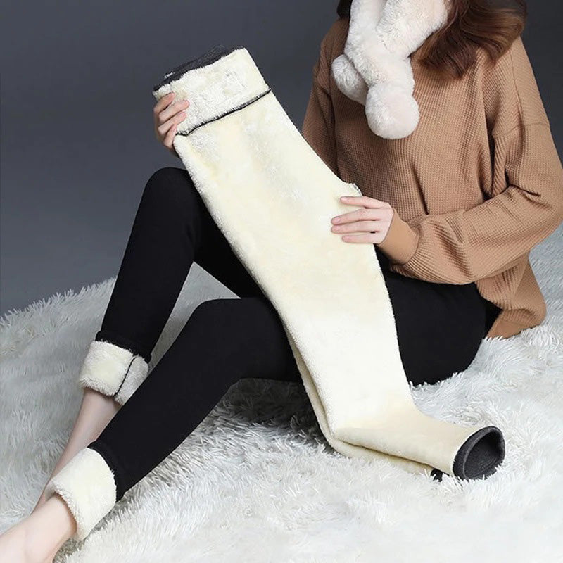 ThermiQ | Fleece gevoerde winterlegging voor dames – Warm, zacht, thermisch, comfortabel voor koud weer