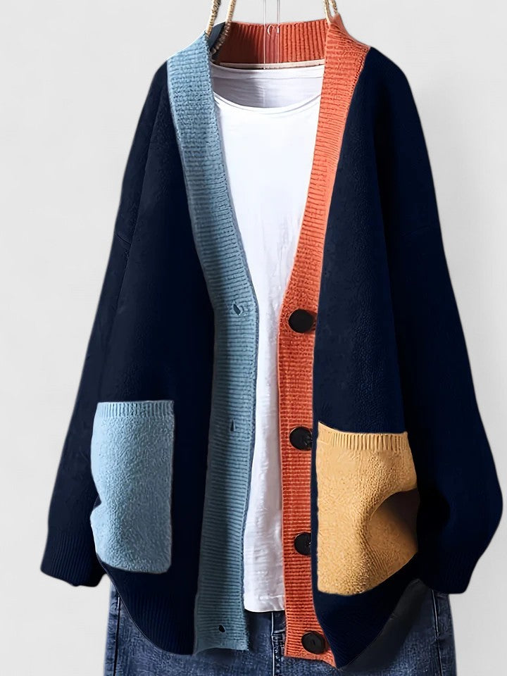 Antira | Gilet en maille confortable pour femme – Pull décontracté à devant ouvert et poches