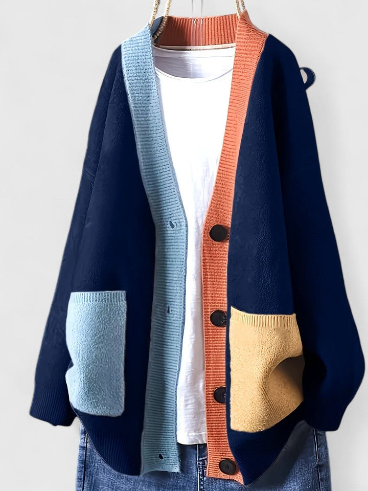 Antira | Gilet en maille confortable pour femme – Pull décontracté à devant ouvert et poches