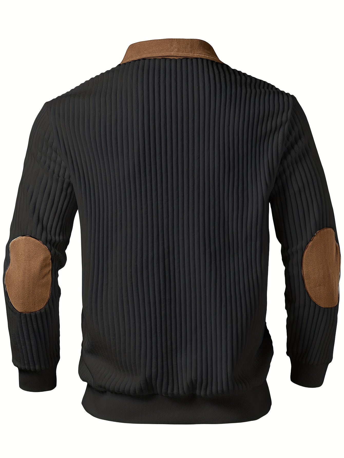 Devric | Dikke, warme trui met ritssluiting, kleurblokbreisel voor casual en zakelijke winterkleding