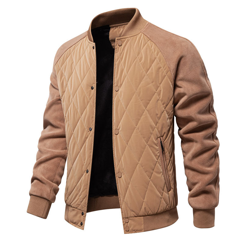 Raul | Geïsoleerde winter fleece jas voor heren - warme casual jas met gewatteerde bescherming voor koud weer