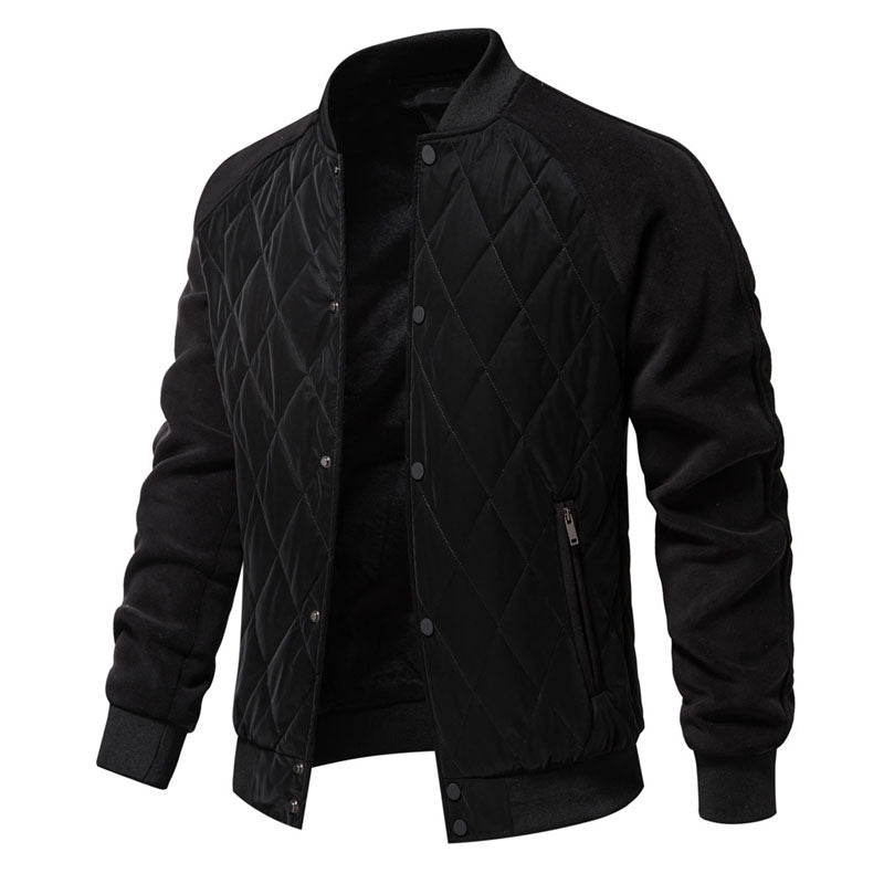 Raul | Geïsoleerde winter fleece jas voor heren - warme casual jas met gewatteerde bescherming voor koud weer