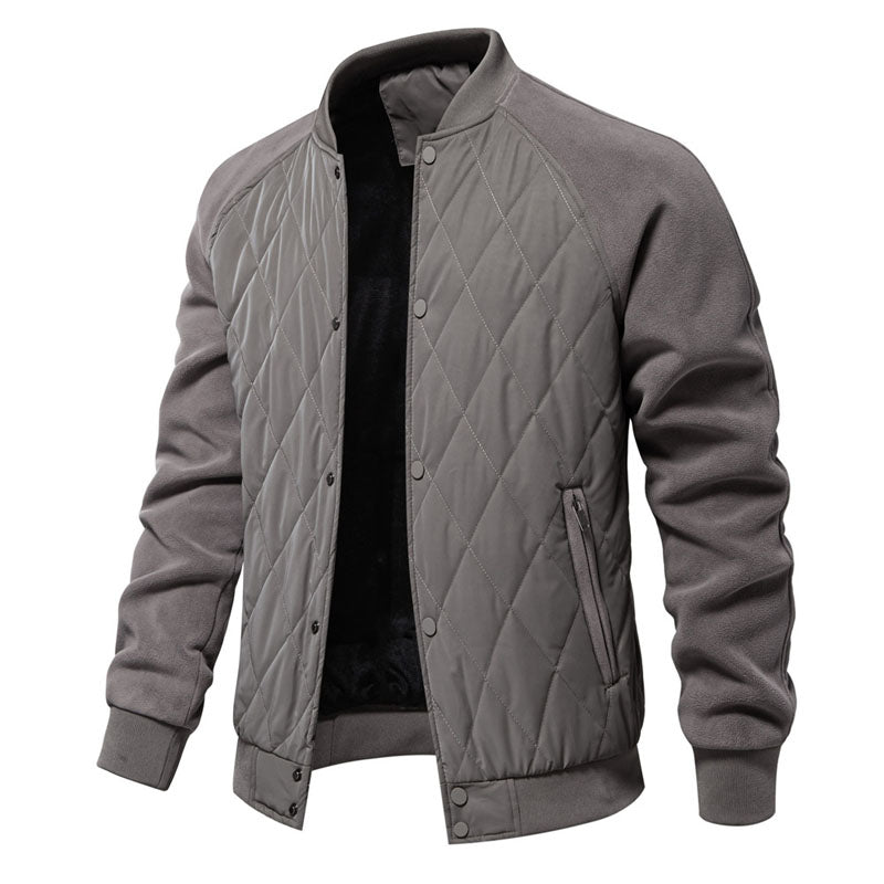 Raul | Geïsoleerde winter fleece jas voor heren - warme casual jas met gewatteerde bescherming voor koud weer