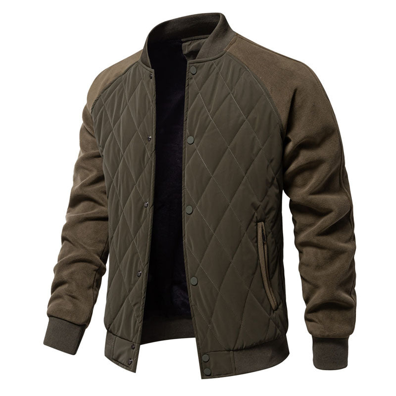 Raul | Geïsoleerde winter fleece jas voor heren - warme casual jas met gewatteerde bescherming voor koud weer