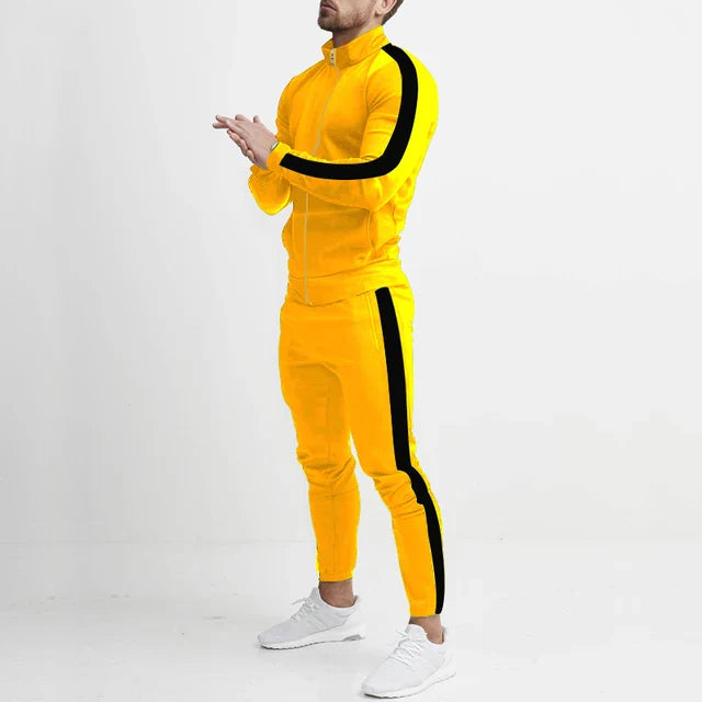 Berthold | Heren trainingspak - staande kraag jas & broek set - comfortabel, stijlvol