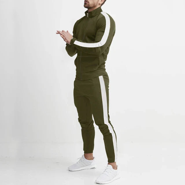 Berthold | Heren trainingspak - staande kraag jas & broek set - comfortabel, stijlvol