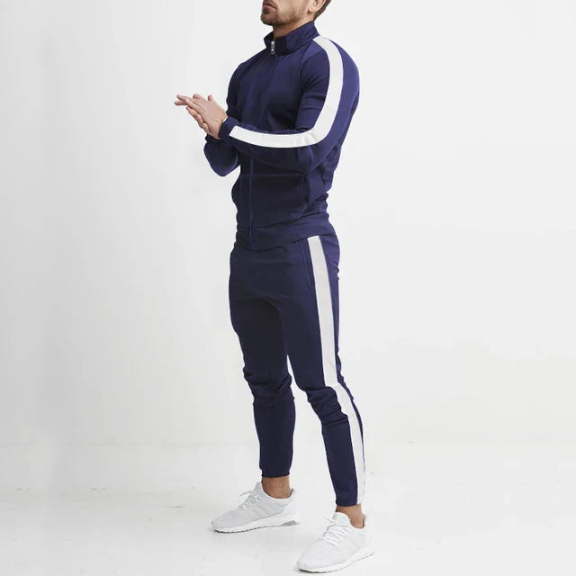 Berthold | Heren trainingspak - staande kraag jas & broek set - comfortabel, stijlvol
