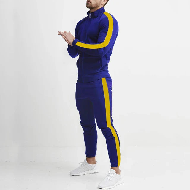 Berthold | Heren trainingspak - staande kraag jas & broek set - comfortabel, stijlvol
