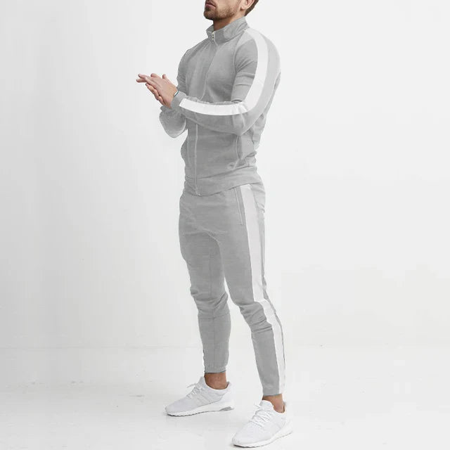 Berthold | Heren trainingspak - staande kraag jas & broek set - comfortabel, stijlvol