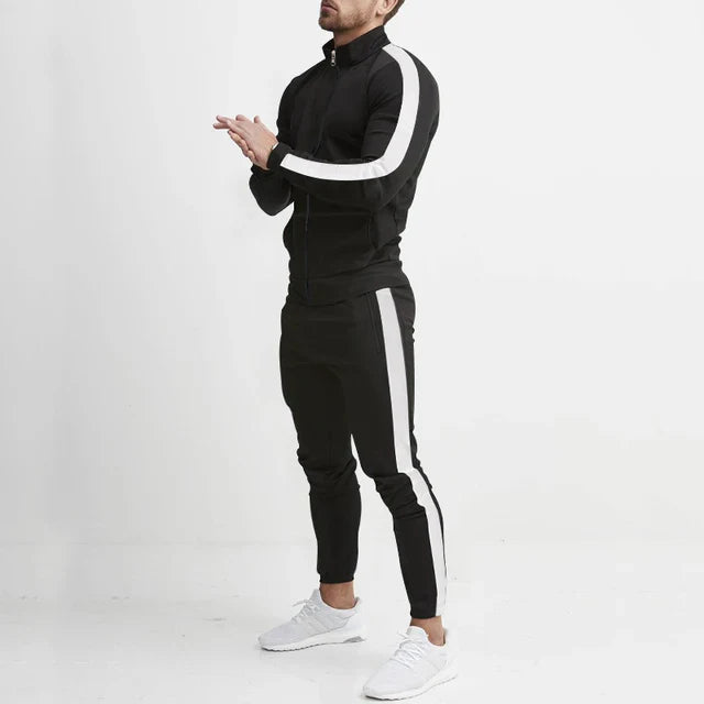 Berthold | Heren trainingspak - staande kraag jas & broek set - comfortabel, stijlvol