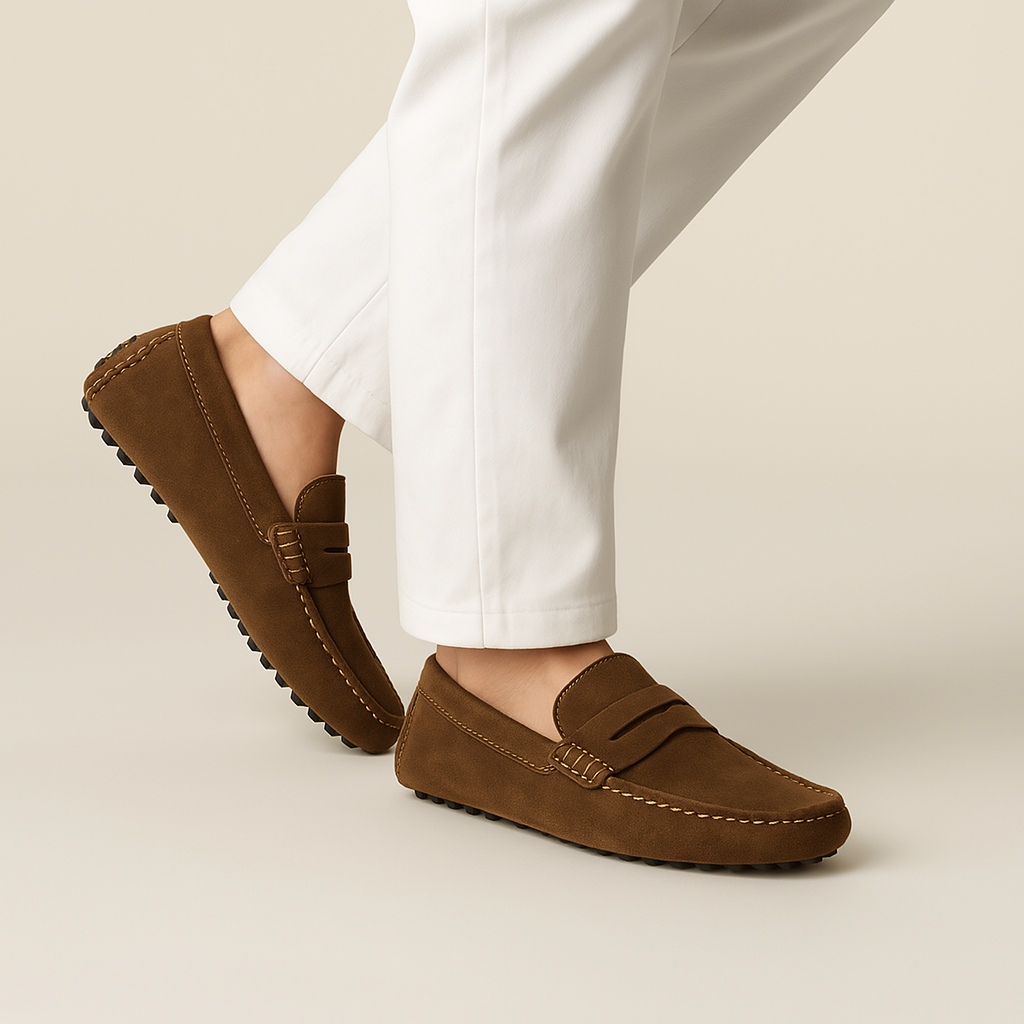 Pavel | Elegante suède herenschoenen - Italiaanse stijl, comfortabele casual schoenen