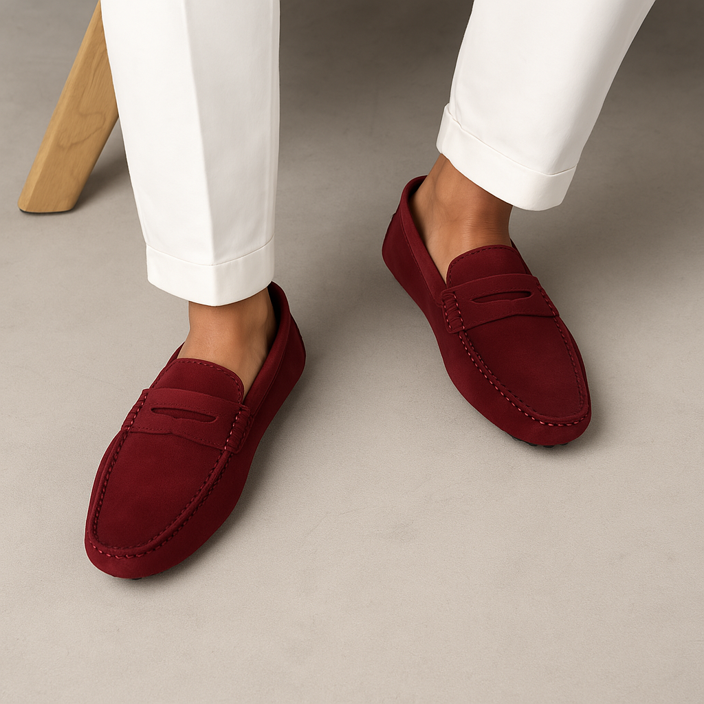 Pavel | Elegante suède herenschoenen - Italiaanse stijl, comfortabele casual schoenen