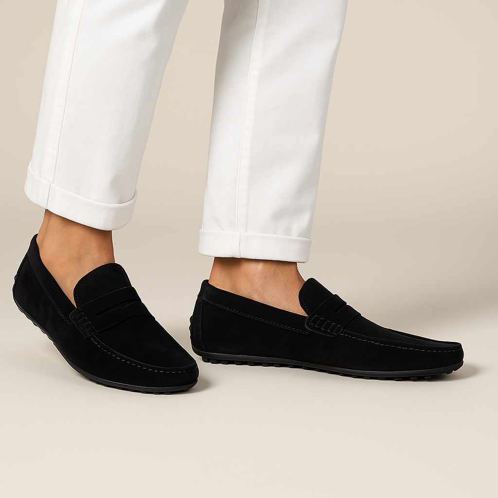Pavel | Elegante suède herenschoenen - Italiaanse stijl, comfortabele casual schoenen