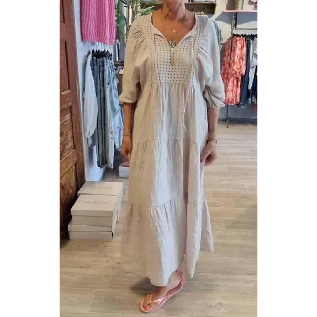Evalina | Boho Maxi Dress - Elegant Long Dress, Bohemian Style