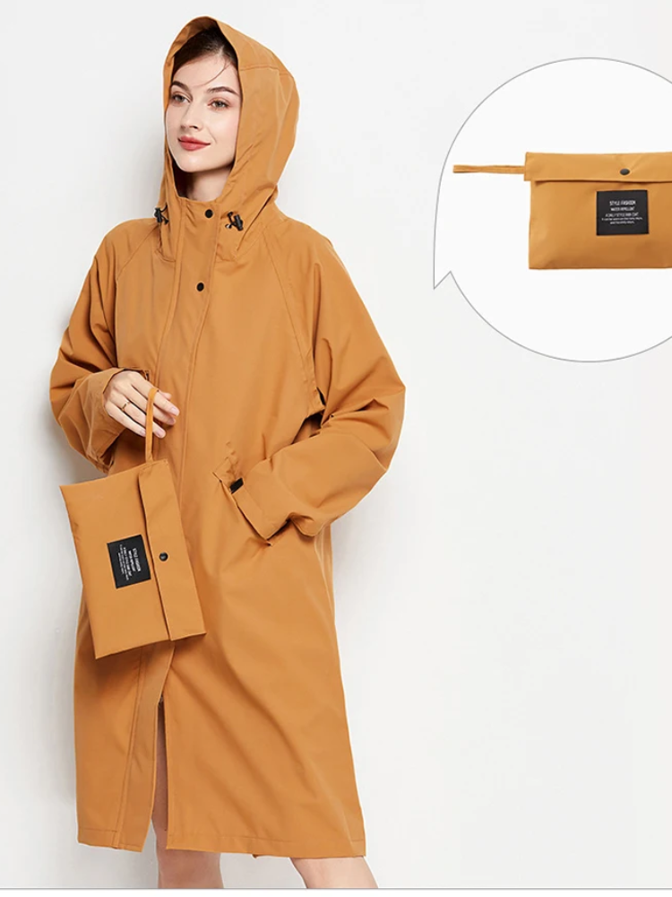 Anna | Waterdichte en winddichte regenjas voor dames met verstelbare capuchon, lichtgewicht outdoorjas