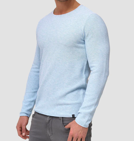 Lorvric | Klassieke herentrui met ronde hals – Lichtgewicht, ademende gebreide pullover, casual top