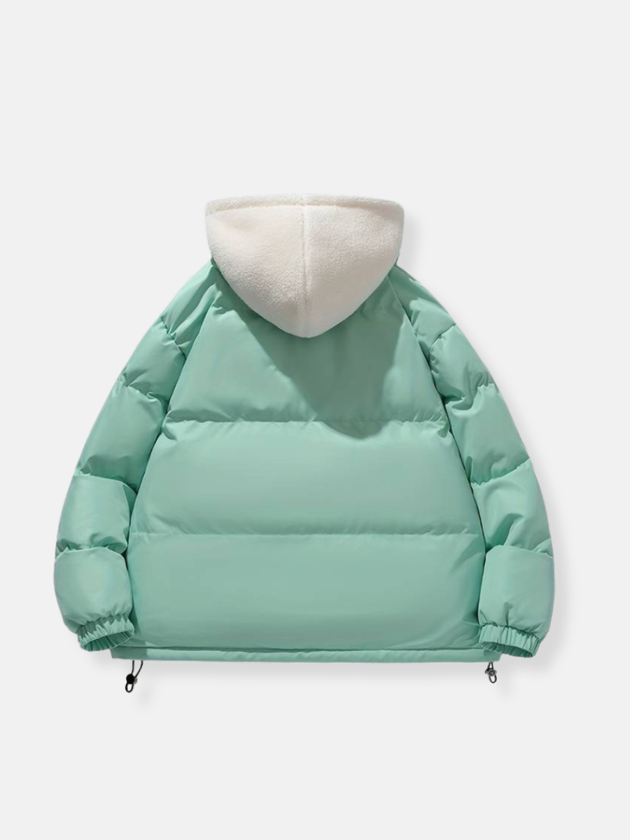 Meleia | Winterpufferjack voor dames met capuchon - Warme, waterdichte & geïsoleerde jas voor koud weer