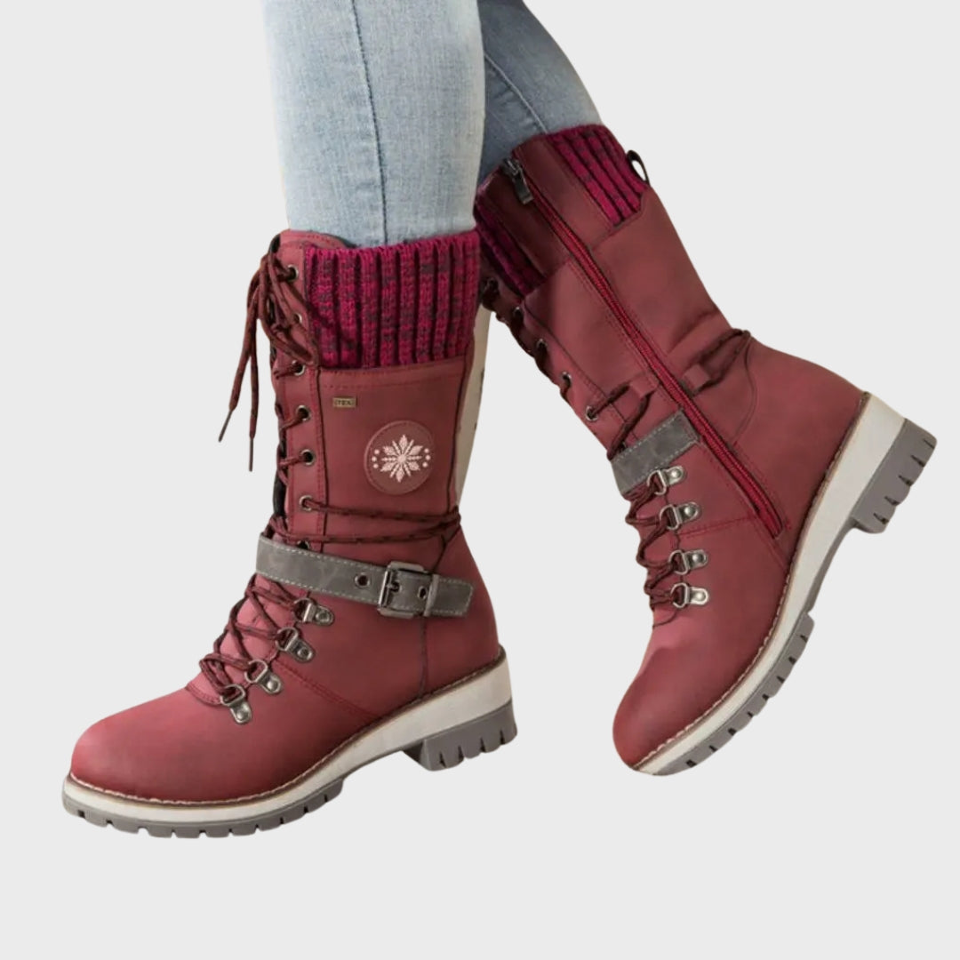 Belira | Bottes d'hiver pour femmes – Bottes de neige chaudes et imperméables à lacets