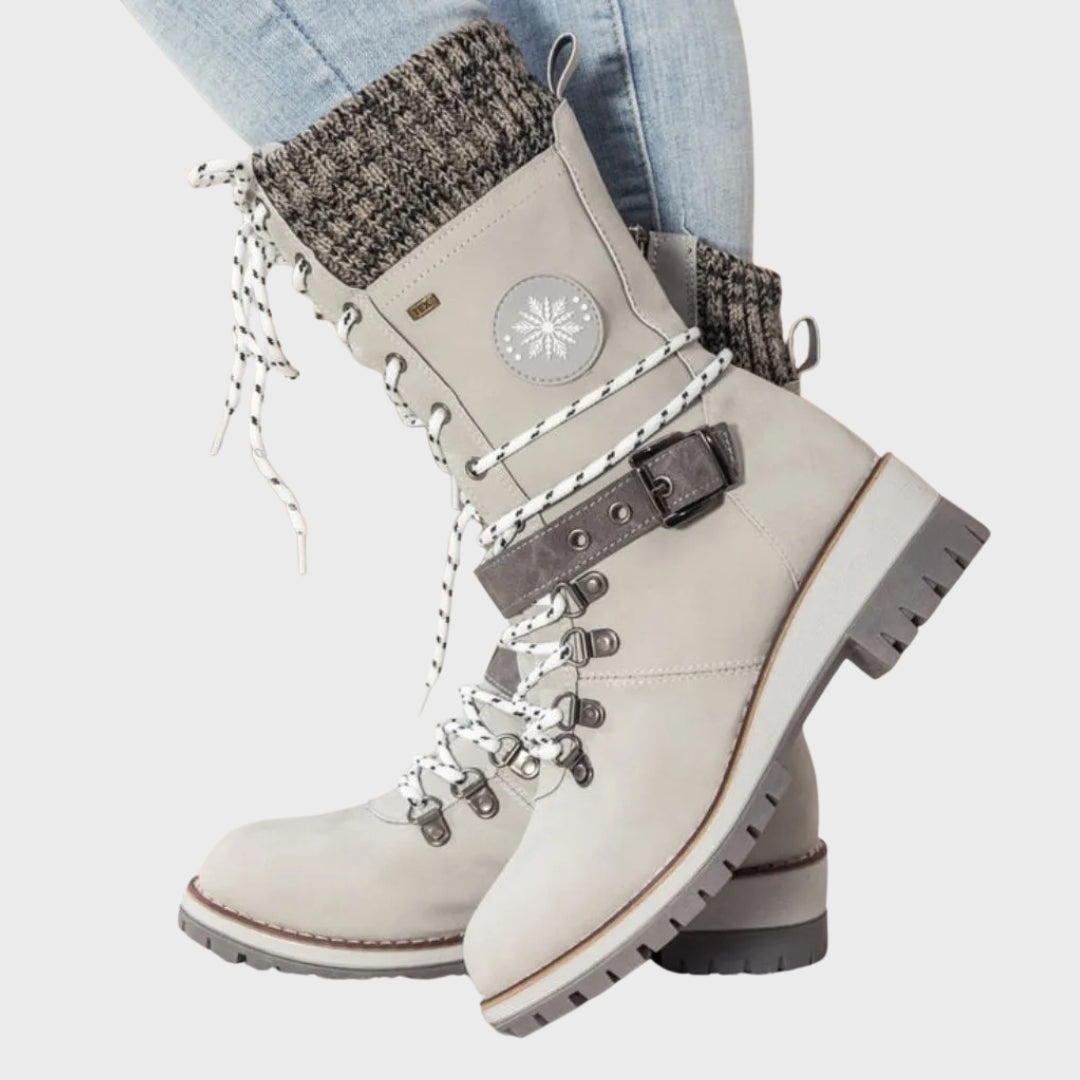 Belira | Bottes d'hiver pour femmes – Bottes de neige chaudes et imperméables à lacets