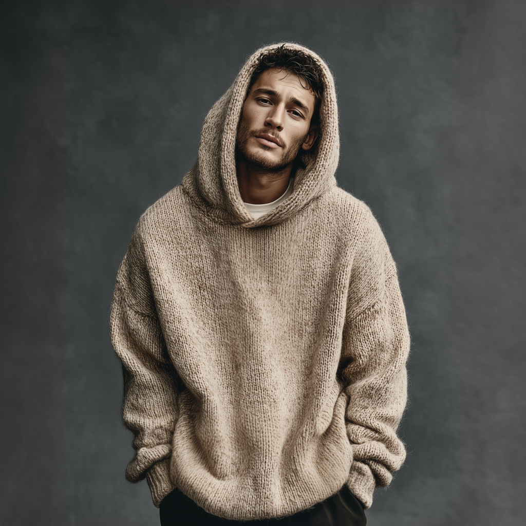 Orionel | Casual hoodiejas voor heren – Losvallende, comfortabele pullover