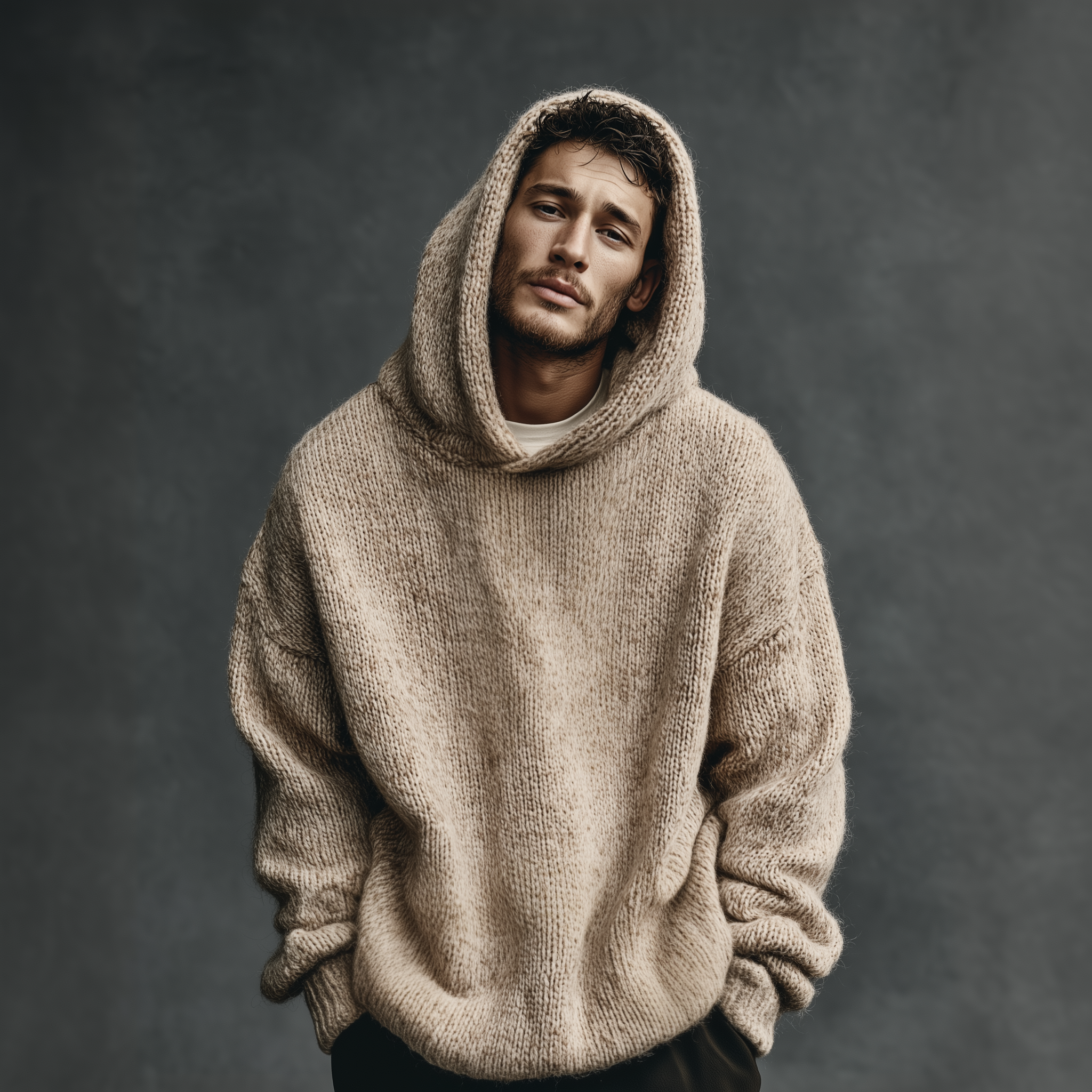 Orionel | Casual hoodiejas voor heren – Losvallende, comfortabele pullover