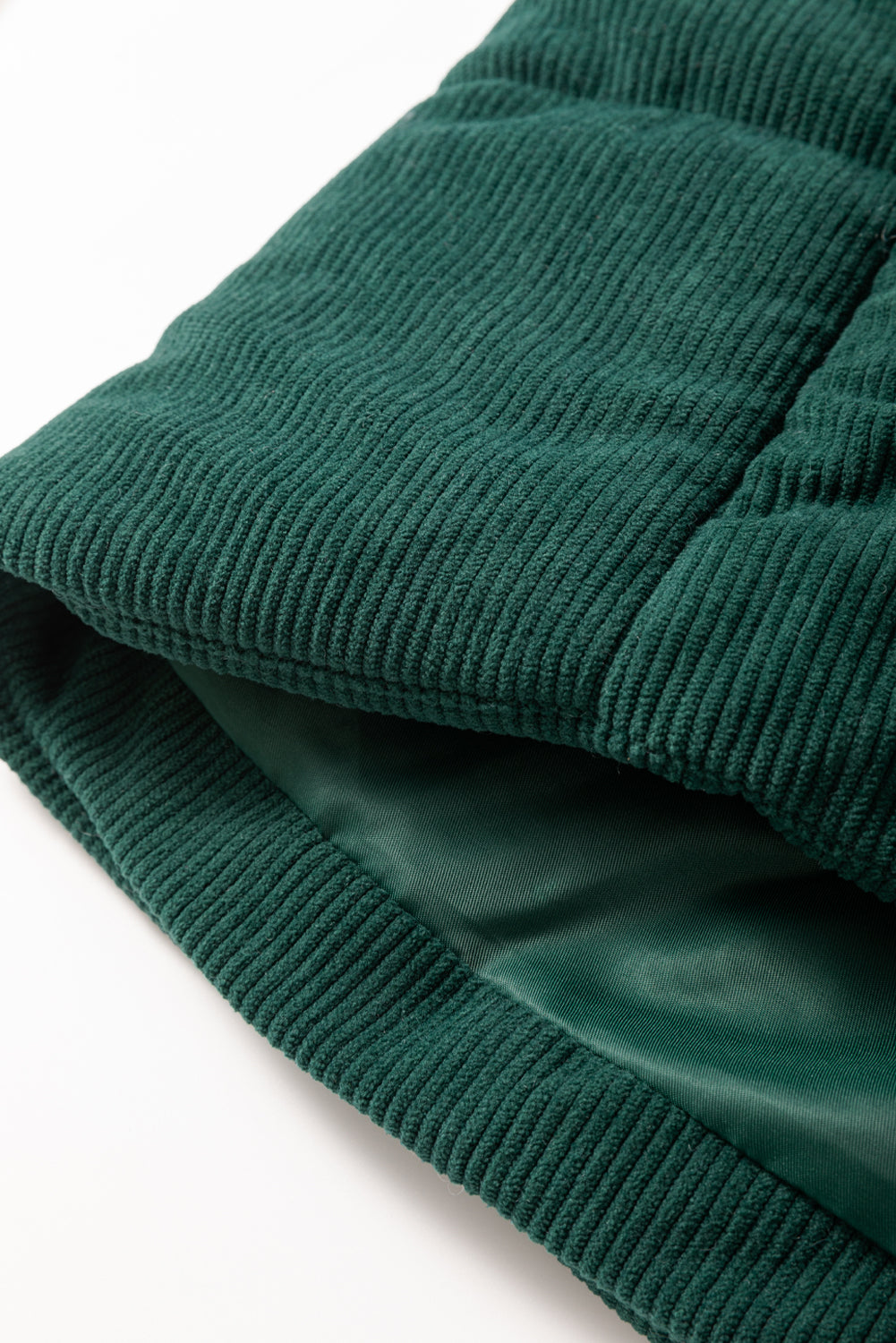 Dagny | Corduroy Puffer Vest met Ritssluiting Staande Kraag Casual Jack voor Dames