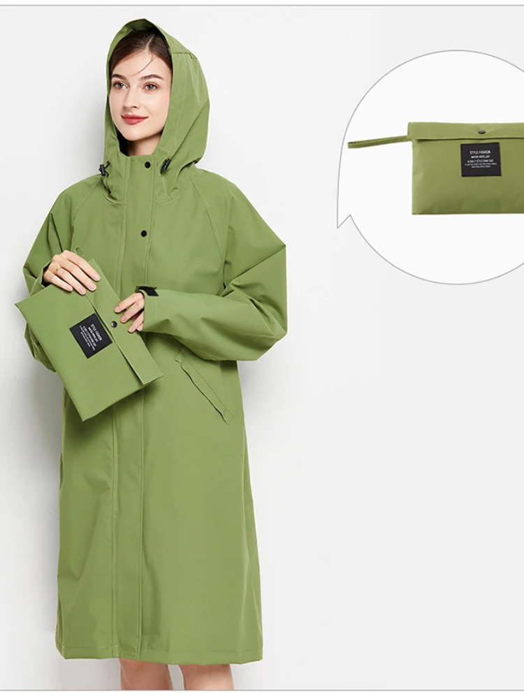 Anna | Waterdichte en winddichte regenjas voor dames met verstelbare capuchon, lichtgewicht outdoorjas