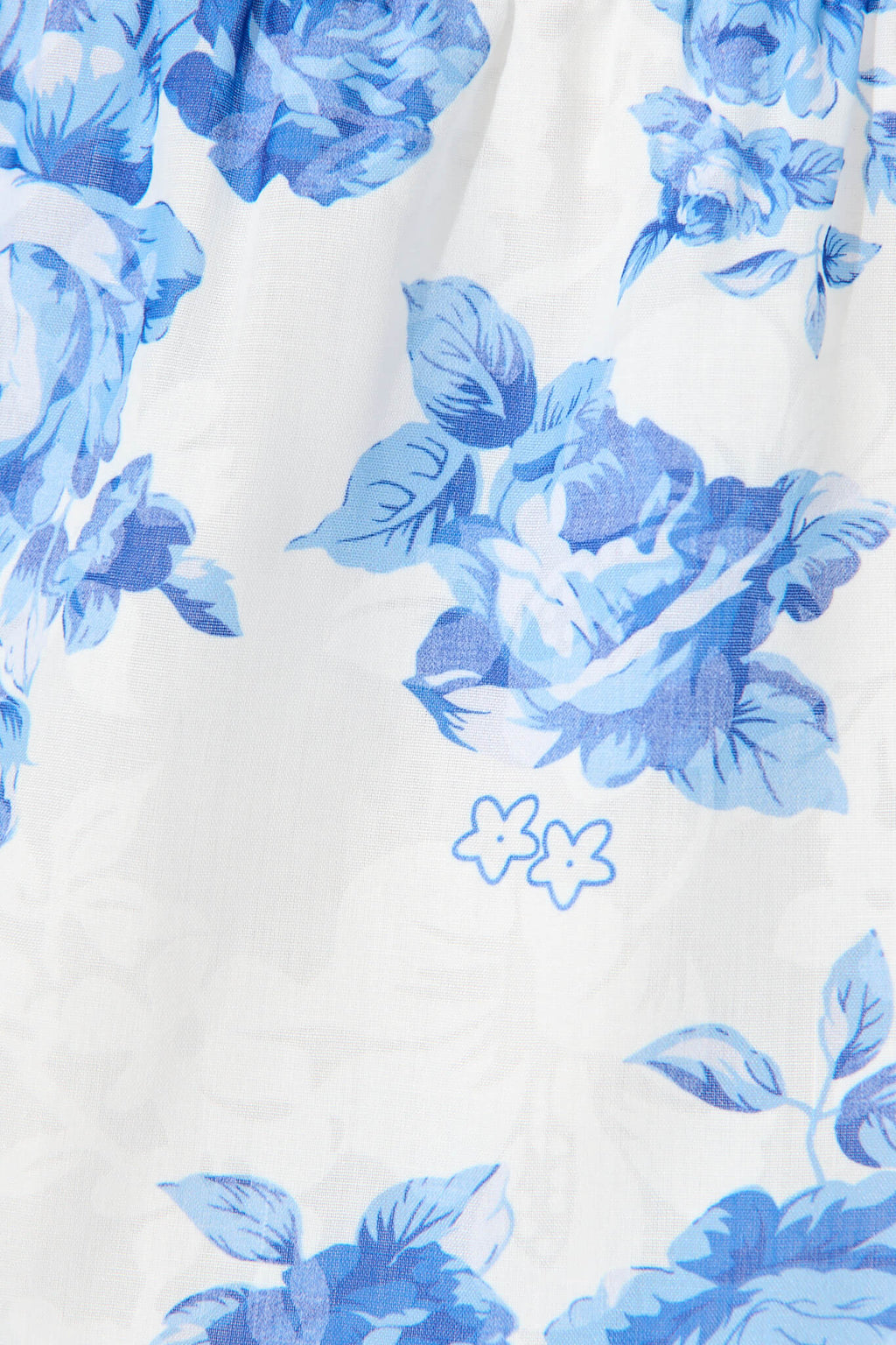 Nelissa | Trendy blauwe bloemige midi-jurk