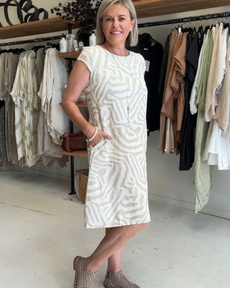 Ivenya | Zomerjurk voor dames – Elegante jurk met print