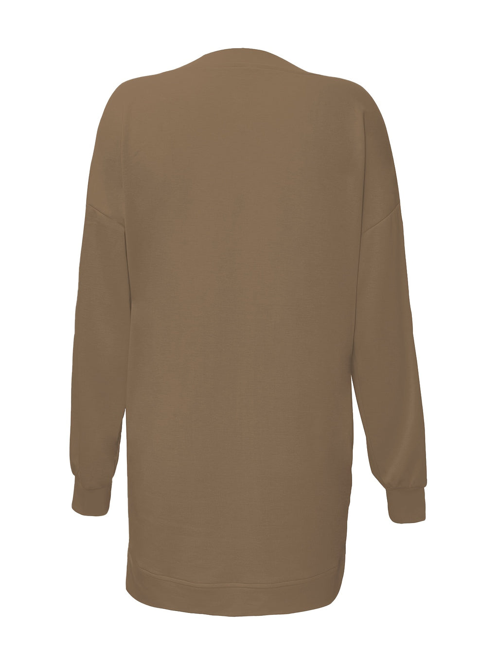 Bellarose | Casual damessweatshirt - oversized trui met ritsdetail en zijsplitten