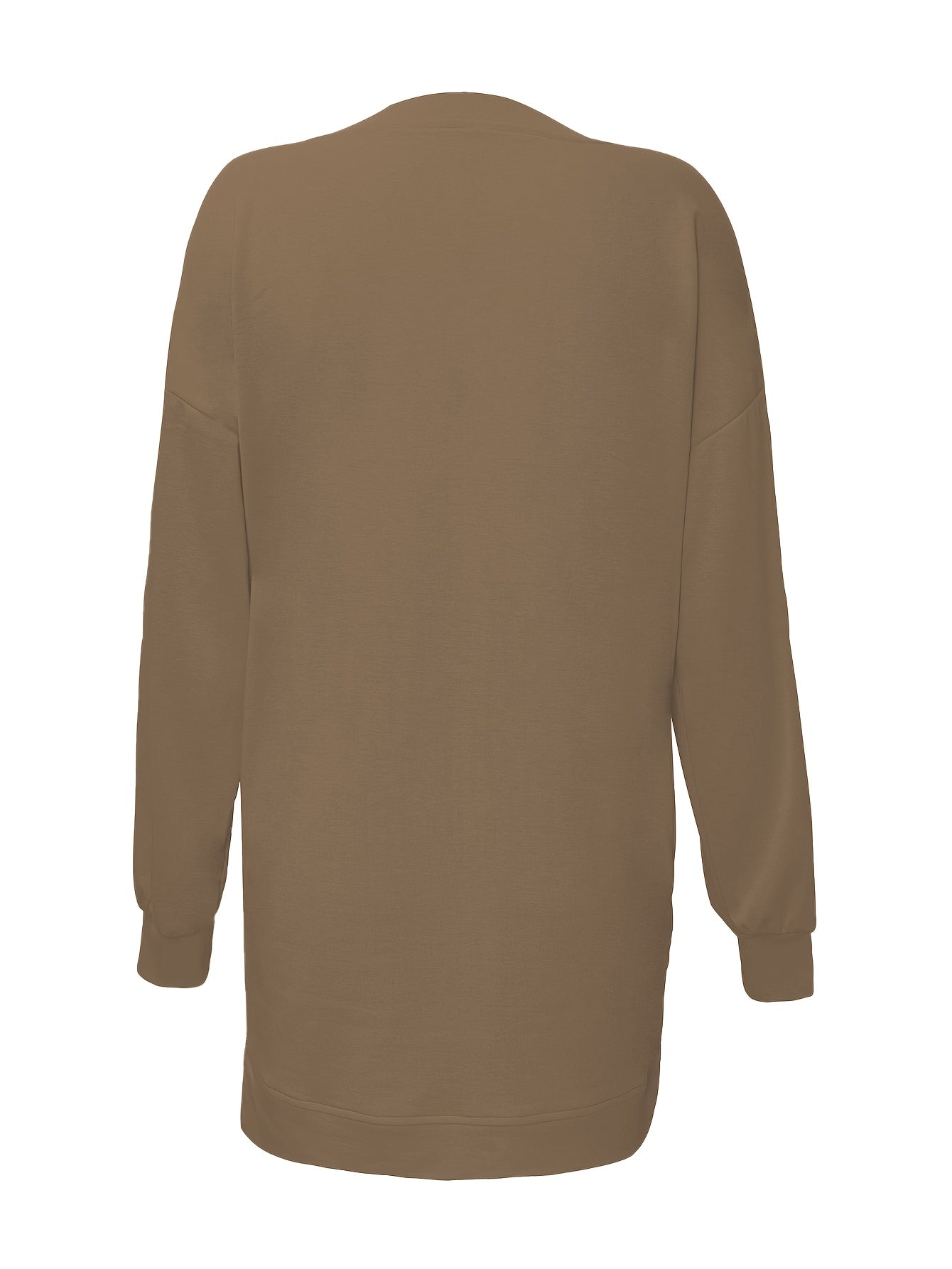 Bellarose | Casual damessweatshirt - oversized trui met ritsdetail en zijsplitten