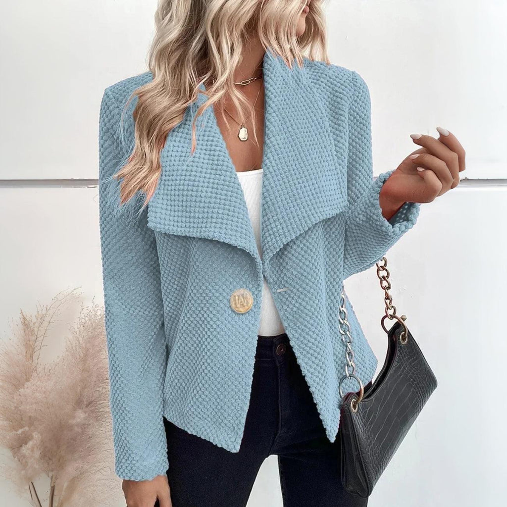 Brienne | Blazer met één knoop voor dames - Elegante getailleerde pasvorm, slim casual jasje