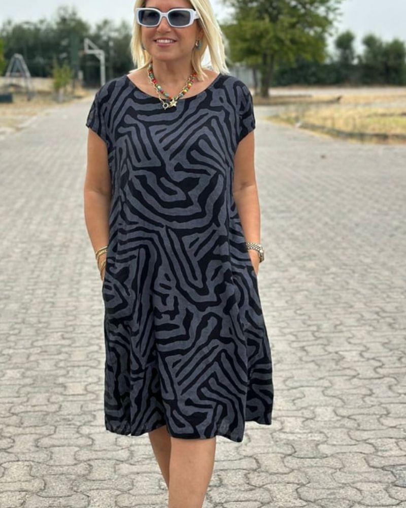 Ivenya | Zomerjurk voor dames – Elegante jurk met print