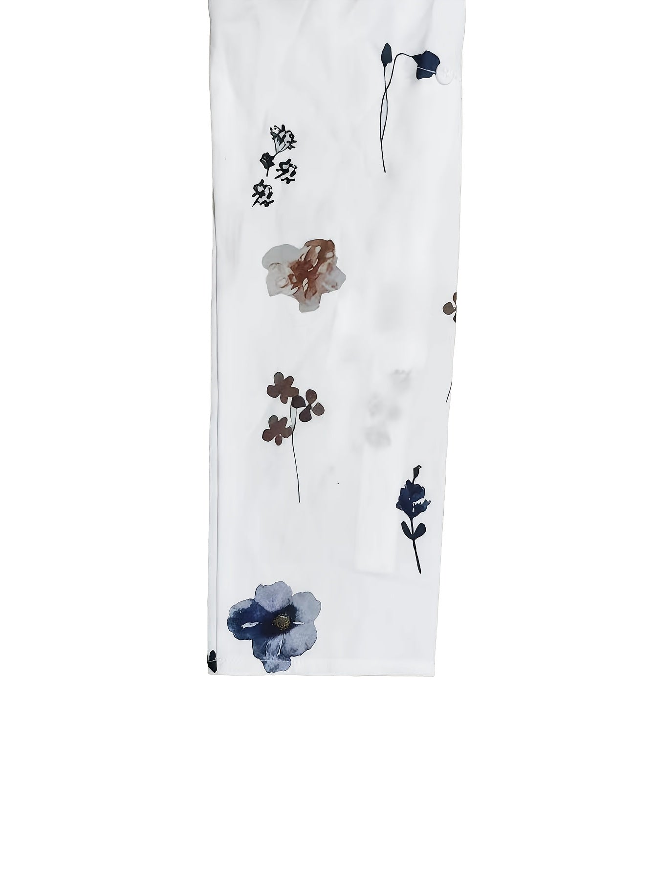 Atarah | Elegant Floral Print Shirt Dress - Long Sleeve, Casual and Chic