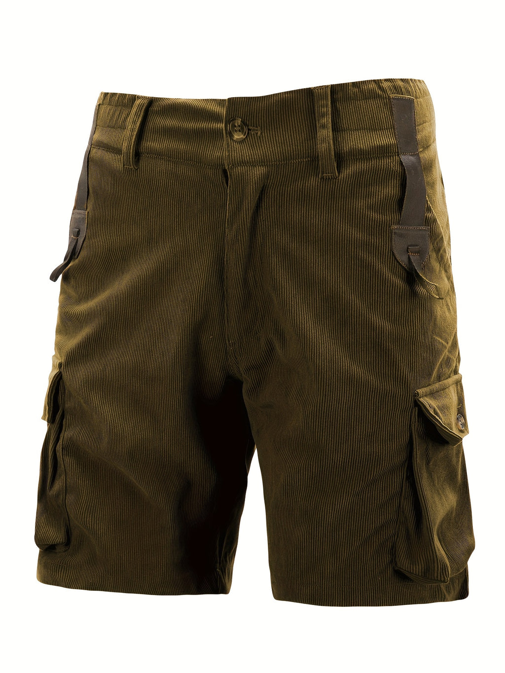 Aureon | Casual corduroy overall voor heren – Effen, ademende broek met ritssluiting