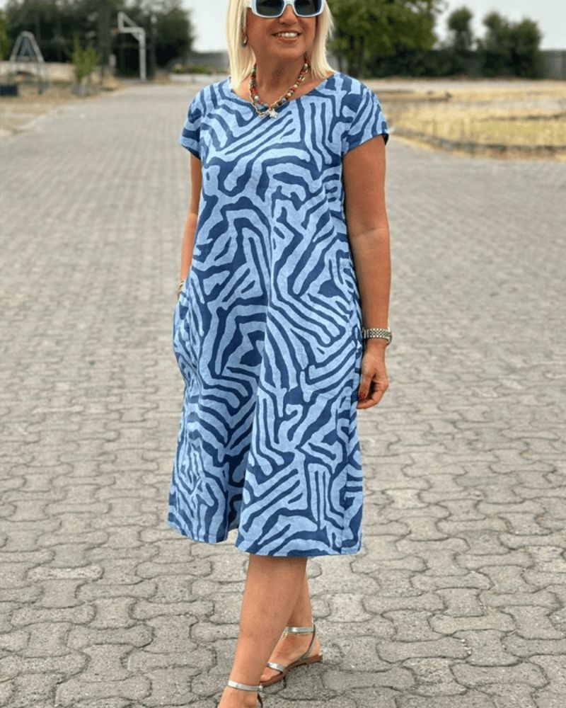 Ivenya | Zomerjurk voor dames – Elegante jurk met print
