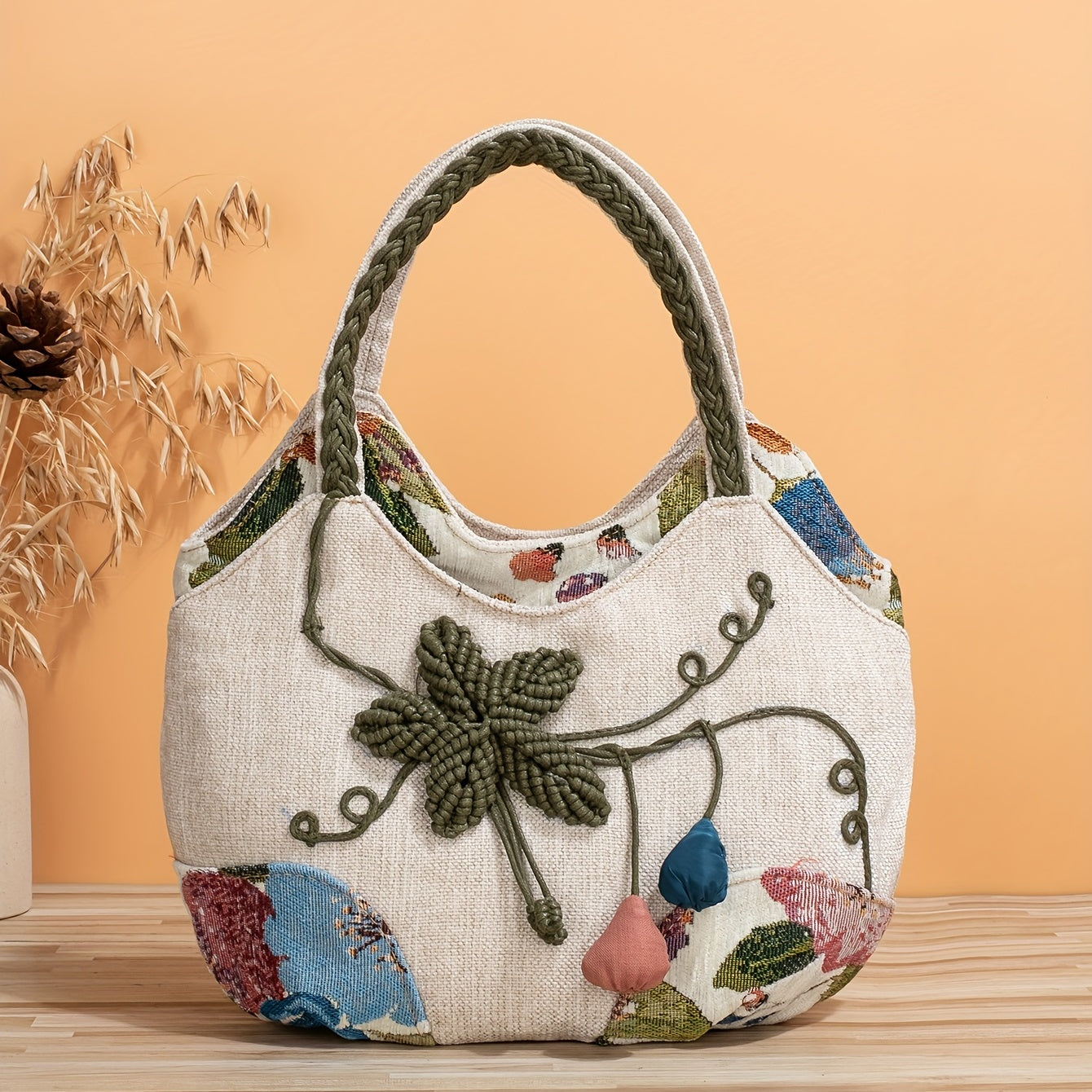 BohoBloom | Handgemaakte Boheemse Bloemen Draagtas