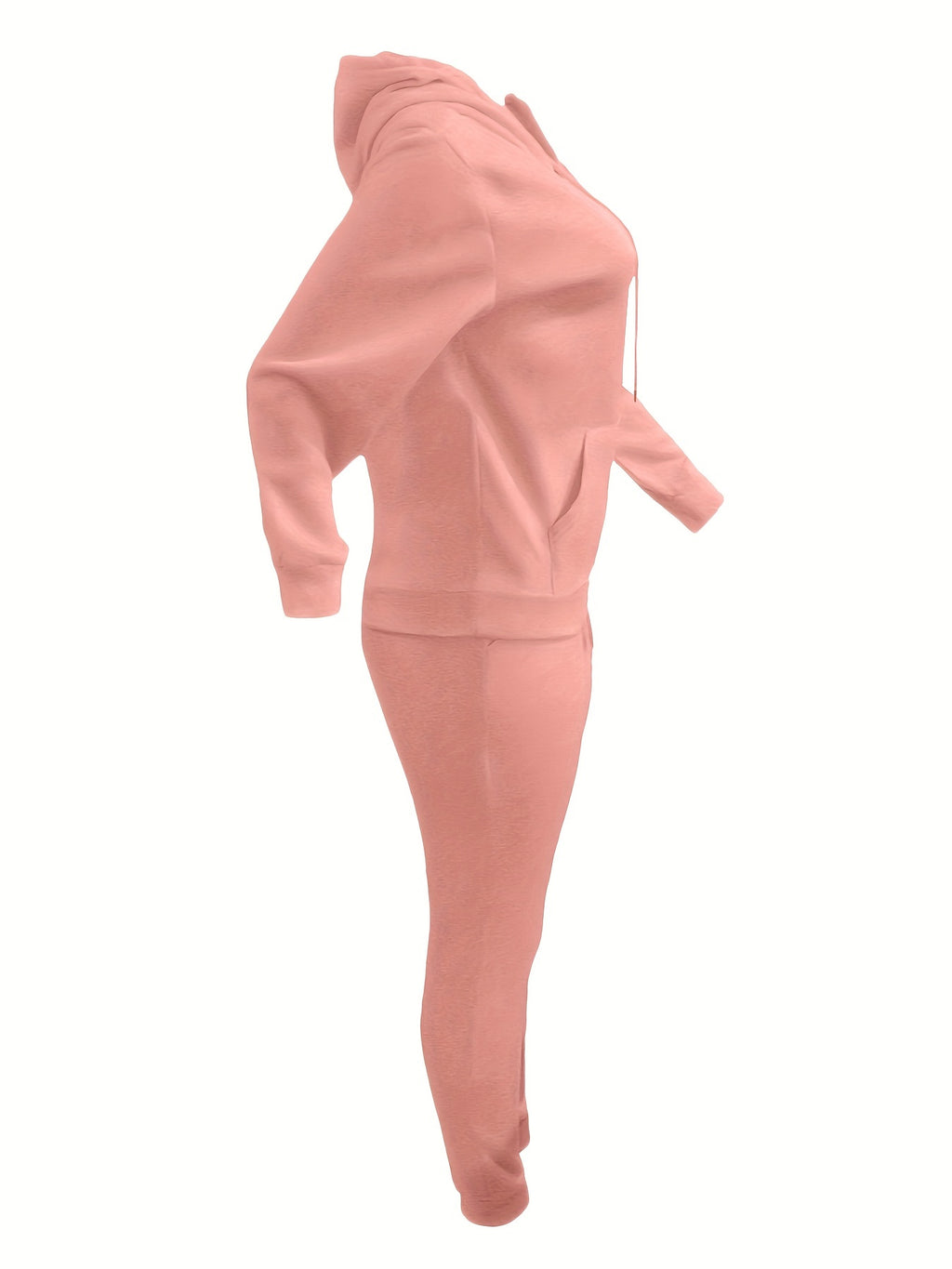 Thais | Casual tweedelige damesset - hoodie met koord en joggingbroek
