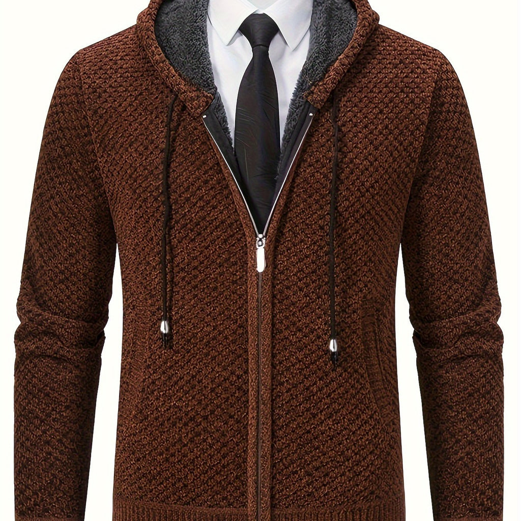 Diron | Casual vest met open voorkant – zachte chenille trui, lichtgewicht breisel, comfortabel om te combineren