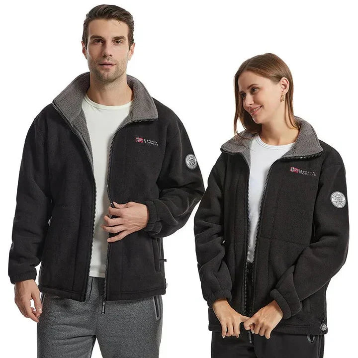 CozyShield | Winddichte Unisex Fleecejas - Comfortabele & Warme Outdoorkleding voor Mannen en Vrouwen