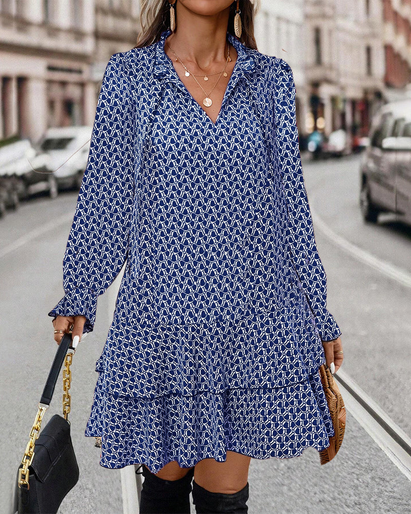 Liliana - Elegant women's long sleeve dress