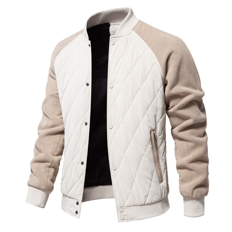 Raul | Geïsoleerde winter fleece jas voor heren - warme casual jas met gewatteerde bescherming voor koud weer