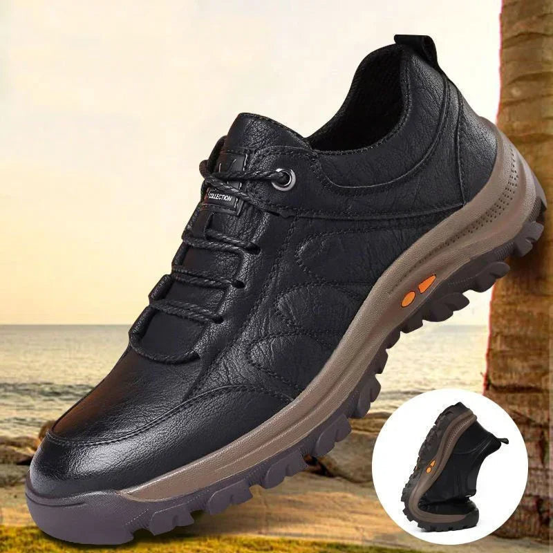 Griploft | Chaussures en cuir pour hommes - Cousues main, semelles intérieures, chaussures décontractées